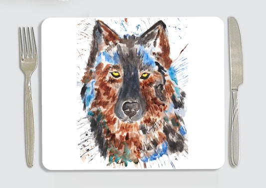 Wolf placemat