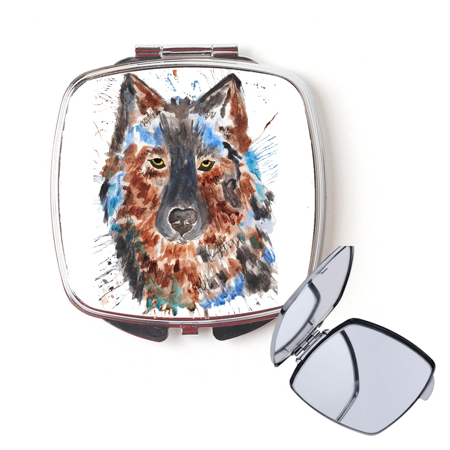 Wolf compact mirror