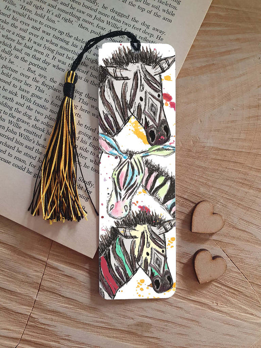 Zebra 'Dazzle' bookmark
